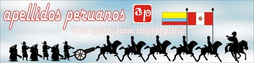 logotipo de apellidos peruanos 6 de agosto 2009