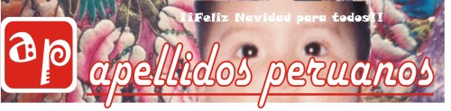 Logotipo de diciembre de Apellidos Peruanos