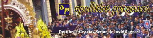 Logotipo de Apellidos Peruanos octubre 2009